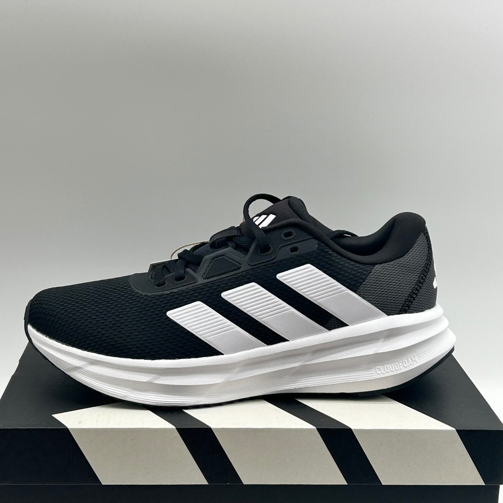 Adidas Galaxy 7 W Women 8.5 Black White ID8765 Cloudfoam Running Shoes NWT